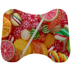 Aesthetic Candy Art Head Support Cushion by Internationalstore