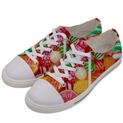 Aesthetic Candy Art Men s Low Top Canvas Sneakers by Internationalstore