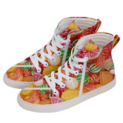 Aesthetic Candy Art Men s Hi-top Skate Sneakers