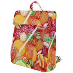 Aesthetic Candy Art Flap Top Backpack by Internationalstore