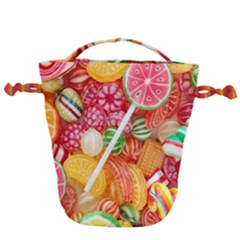 Aesthetic Candy Art Drawstring Bucket Bag