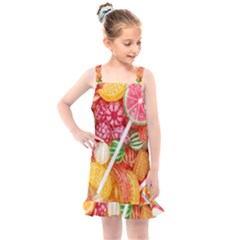 Aesthetic Candy Art Kids  Overall Dress by Internationalstore