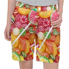 Aesthetic Candy Art Women s Pocket Shorts by Internationalstore