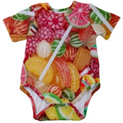 Aesthetic Candy Art Baby Short Sleeve Bodysuit by Internationalstore