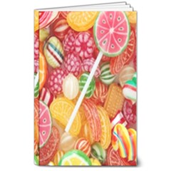 Aesthetic Candy Art 8  X 10  Softcover Notebook by Internationalstore