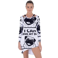 Black Hole T- Shirt Planet Eater Colour T- Shirt Asymmetric Cut-Out Shift Dress