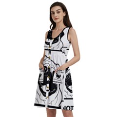 Black Hole T- Shirt Planet Eater Colour T- Shirt Sleeveless Dress With Pocket