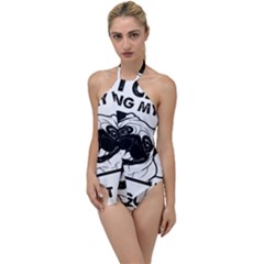 Black Hole T- Shirt Planet Eater Colour T- Shirt Go with the Flow One Piece Swimsuit