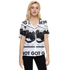 Black Hole T- Shirt Planet Eater Colour T- Shirt Bow Sleeve Button Up Top