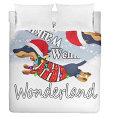 Weiner T- Shirt Walking In A Weiner Wonderland T- Shirt (1) Weiner T- Shirt Walking In A Weiner Wonderland T- Shirt Duvet Cover Double Side (Queen Size)