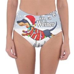 Weiner T- Shirt Walking In A Weiner Wonderland T- Shirt (1) Weiner T- Shirt Walking In A Weiner Wonderland T- Shirt Reversible High-Waist Bikini Bottoms