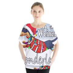 Weiner T- Shirt Walking In A Weiner Wonderland T- Shirt (1) Weiner T- Shirt Walking In A Weiner Wonderland T- Shirt Batwing Chiffon Blouse