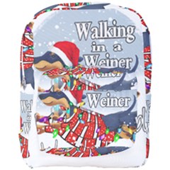 Weiner T- Shirt Walking In A Weiner Wonderland T- Shirt (1) Weiner T- Shirt Walking In A Weiner Wonderland T- Shirt Full Print Backpack