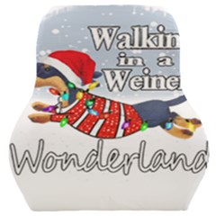 Weiner T- Shirt Walking In A Weiner Wonderland T- Shirt (1) Weiner T- Shirt Walking In A Weiner Wonderland T- Shirt Car Seat Back Cushion 