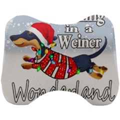 Weiner T- Shirt Walking In A Weiner Wonderland T- Shirt (1) Weiner T- Shirt Walking In A Weiner Wonderland T- Shirt Head Support Cushion