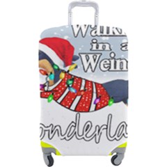 Weiner T- Shirt Walking In A Weiner Wonderland T- Shirt (1) Weiner T- Shirt Walking In A Weiner Wonderland T- Shirt Luggage Cover (Large)