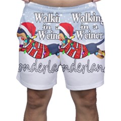 Weiner T- Shirt Walking In A Weiner Wonderland T- Shirt (1) Weiner T- Shirt Walking In A Weiner Wonderland T- Shirt Men s Shorts