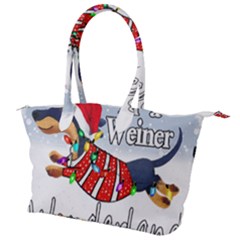 Weiner T- Shirt Walking In A Weiner Wonderland T- Shirt (1) Weiner T- Shirt Walking In A Weiner Wonderland T- Shirt Canvas Shoulder Bag