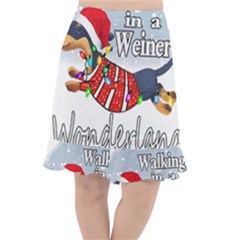 Weiner T- Shirt Walking In A Weiner Wonderland T- Shirt (1) Weiner T- Shirt Walking In A Weiner Wonderland T- Shirt Fishtail Chiffon Skirt