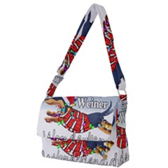 Weiner T- Shirt Walking In A Weiner Wonderland T- Shirt (1) Weiner T- Shirt Walking In A Weiner Wonderland T- Shirt Full Print Messenger Bag (L)