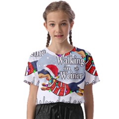 Weiner T- Shirt Walking In A Weiner Wonderland T- Shirt (1) Weiner T- Shirt Walking In A Weiner Wonderland T- Shirt Kids  Basic T-Shirt