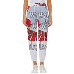 Weiner T- Shirt Walking In A Weiner Wonderland T- Shirt (1) Weiner T- Shirt Walking In A Weiner Wonderland T- Shirt Women s Cropped Drawstring Pants