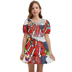 Weiner T- Shirt Walking In A Weiner Wonderland T- Shirt (1) Weiner T- Shirt Walking In A Weiner Wonderland T- Shirt Kids  Short Sleeve Dolly Dress