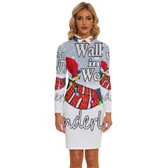 Weiner T- Shirt Walking In A Weiner Wonderland T- Shirt (1) Weiner T- Shirt Walking In A Weiner Wonderland T- Shirt Welder T- Shirt Funny Welder T- Shirt Long Sleeve Shirt Collar Bodycon Dress