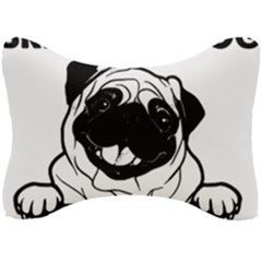 Black Pug Dog If I Cant Bring My Dog I T- Shirt Black Pug Dog If I Can t Bring My Dog I m Not Going Seat Head Rest Cushion