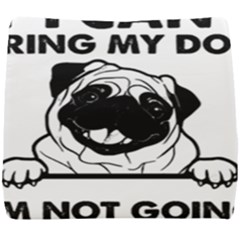 Black Pug Dog If I Cant Bring My Dog I T- Shirt Black Pug Dog If I Can t Bring My Dog I m Not Going Seat Cushion