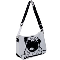 Black Pug Dog If I Cant Bring My Dog I T- Shirt Black Pug Dog If I Can t Bring My Dog I m Not Going Zip Up Shoulder Bag