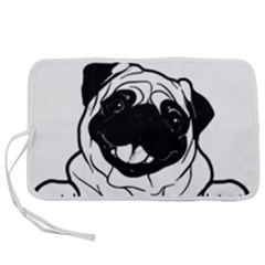 Black Pug Dog If I Cant Bring My Dog I T- Shirt Black Pug Dog If I Can t Bring My Dog I m Not Going Pen Storage Case (S)