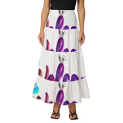 Arts Tiered Ruffle Maxi Skirt by Internationalstore