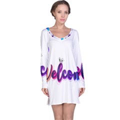 Arts Long Sleeve Nightdress by Internationalstore