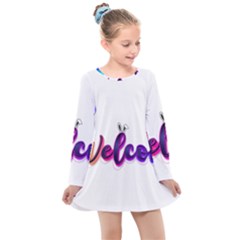 Arts Kids  Long Sleeve Dress by Internationalstore