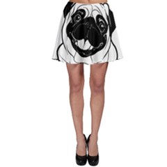 Black Pug Dog If I Cant Bring My Dog I T- Shirt Black Pug Dog If I Can t Bring My Dog I m Not Going Skater Skirt by EnriqueJohnson