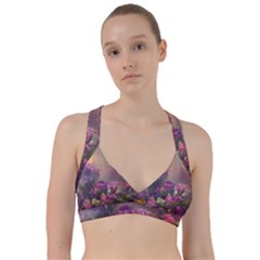 Floral Blossoms  Sweetheart Sports Bra by Internationalstore