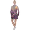 Floral Blossoms  Women s Long Sleeve Casual Dress View2