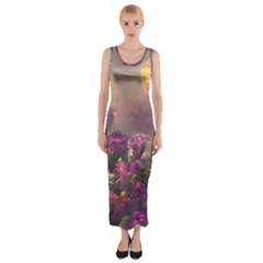 Floral Blossoms  Fitted Maxi Dress by Internationalstore