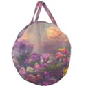 Floral Blossoms  Giant Round Zipper Tote View1