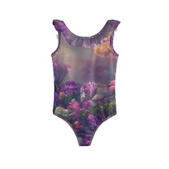 Floral Blossoms  Kids  Frill Swimsuit by Internationalstore