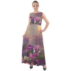 Floral Blossoms  Chiffon Mesh Boho Maxi Dress by Internationalstore