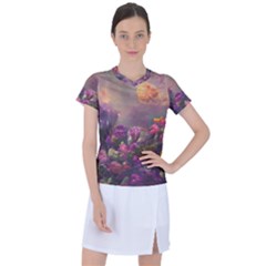 Floral Blossoms  Women s Sports Top by Internationalstore
