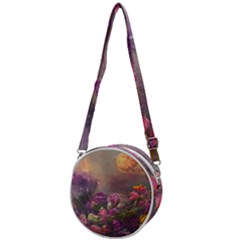 Floral Blossoms  Crossbody Circle Bag by Internationalstore