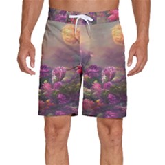 Floral Blossoms  Men s Beach Shorts by Internationalstore