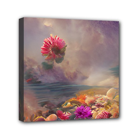 Floral Blossoms  Mini Canvas 6  X 6  (stretched) by Internationalstore