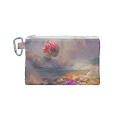 Floral Blossoms  Canvas Cosmetic Bag (small) by Internationalstore