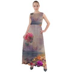 Floral Blossoms  Chiffon Mesh Boho Maxi Dress by Internationalstore