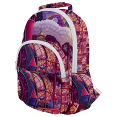 Fantasy  Rounded Multi Pocket Backpack