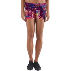 Fantasy  Yoga Shorts by Internationalstore